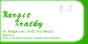 margit kratky business card